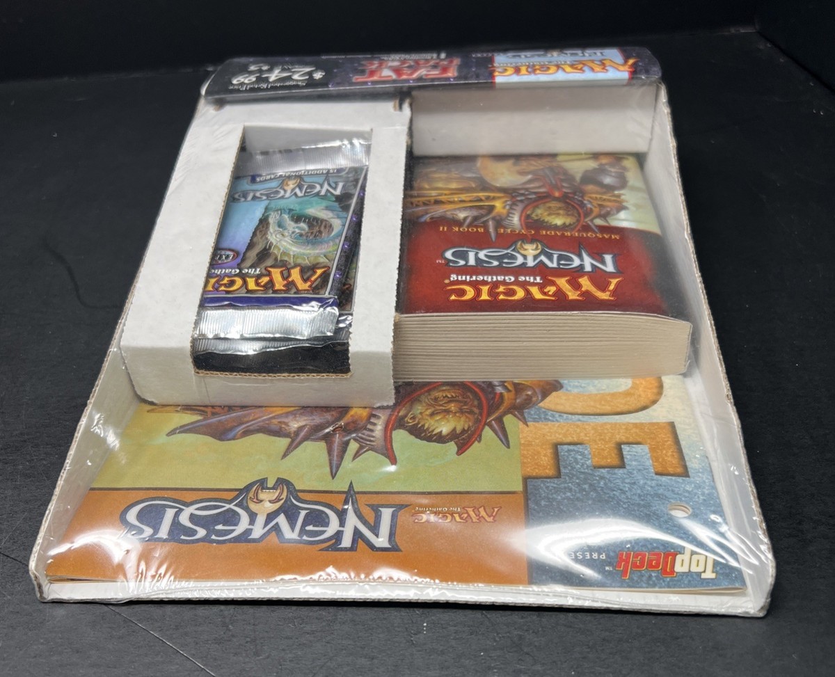 未開封　MTG NEMESIS ブースターBOX MTG NEMESIS FAT PACK FACTORY SEALED VINTAGE 6 PACKS 2 PROMOS +