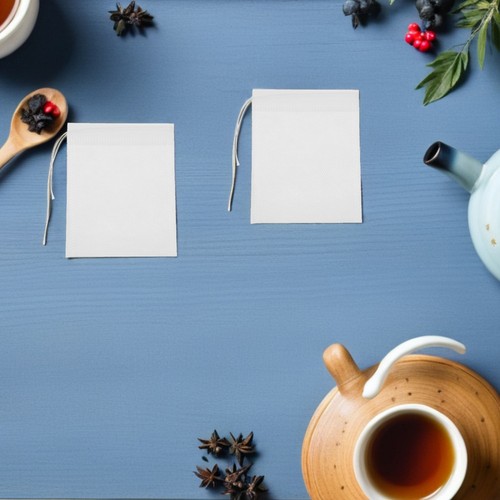  Bolsas de té reutilizables de 500 piezas: bolsas de especias vacías de 4x3 pulgadas para cocinar sopa - cordón - Imagen 11 de 12