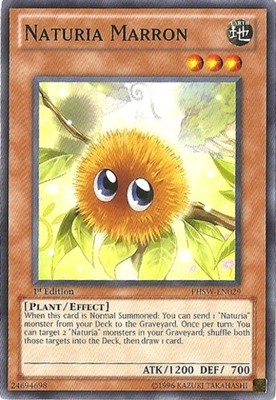 Naturia Marron - PHSW-EN029 - Common - Unlimited Edition - Damaged