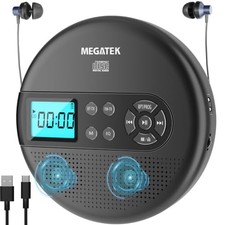 Portable CD Player with Bluetooth RX/TX, FM Transmitter  USB  Car FM Small