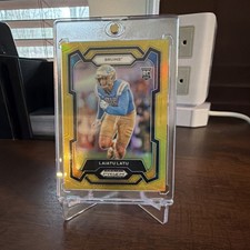 2024 Panini Prizm Draft Picks Laiatu Latu #121 Gold Prizm /10 RC UCLA Bruins