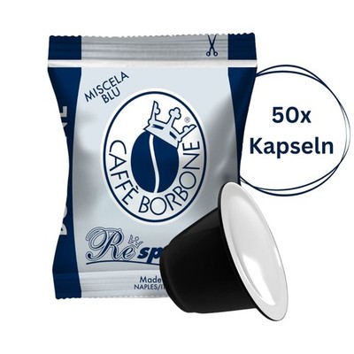 Caffè Borbone Kaffeekapseln BLU Respresso 50x 5g - Kapseln Italien Kaffee