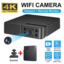 4K Wireless Wifi Camera Mini Camcorder Video IR Night Vision Home Security Cam