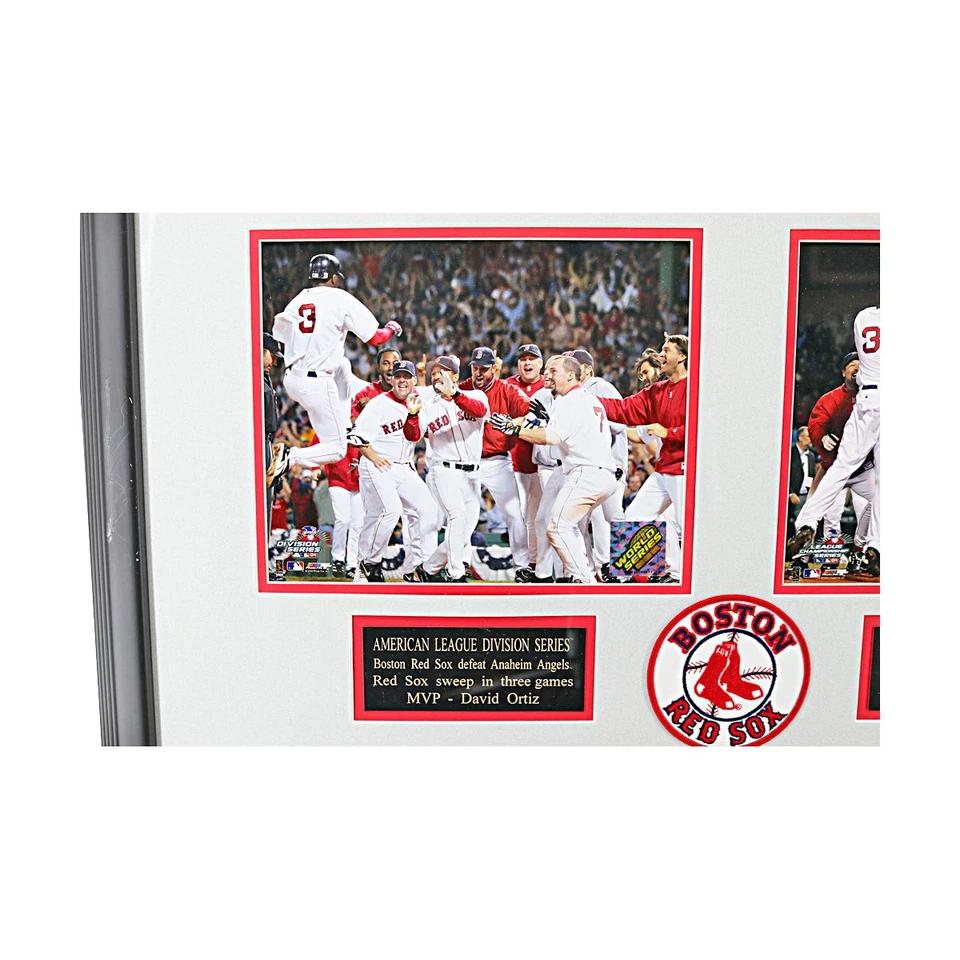2004 Boston Red Sox Curse Reversed World Series Framed 26x29 Collage - Image 2 of 4