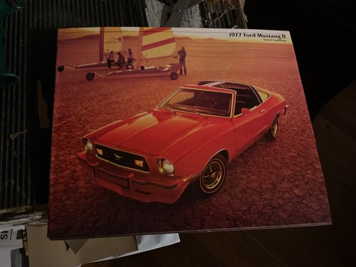 Dealership Showroom Brochure Ford Mustang 2 1977 "Sweet Handling”
