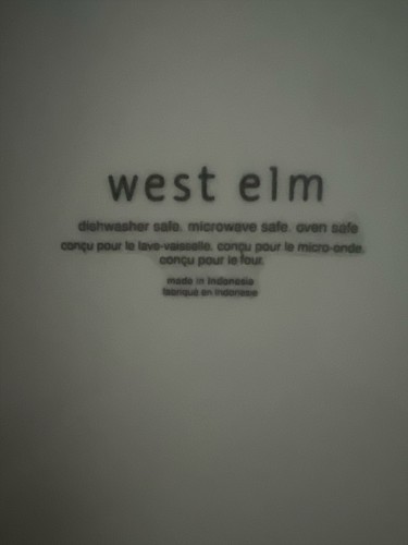 West Elm (2) Zwei Rachel Kozlowski stehende Eule Keramik Salat Desser 8,5" Teller - Bild 2 von 7