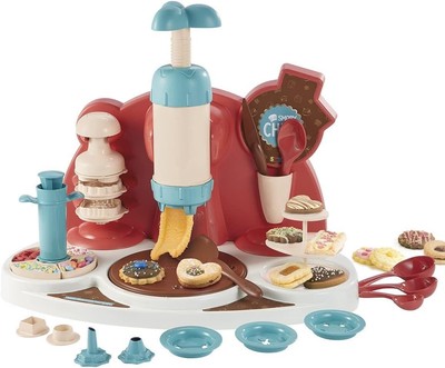 Smoby Chef - Easy Biscuits Factory - Fabrique à Gâteaux + Livre de Recettes - At