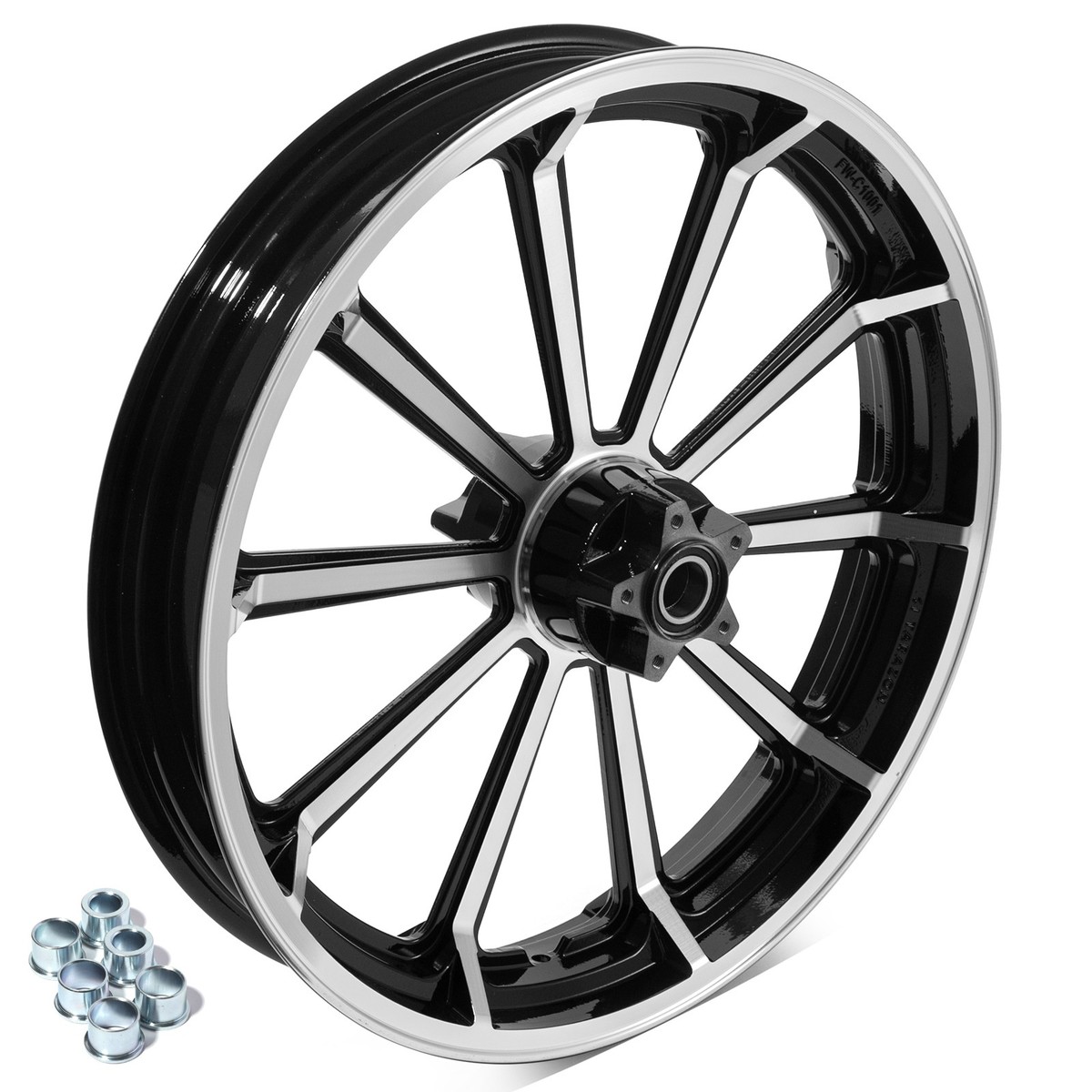 21x3.5 Front Wheel Rim Dual Disc Hub for Harley Touring Road Glide