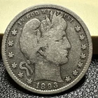 1893-S Barber Silver Quarter