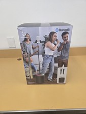 Bass Jaxx Karaoke Głośnik Bluetooth z słupem teleskopowym i 2 mikrofonami NOWY