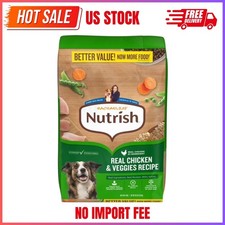 Rachael Ray Nutrish Adult Dry Dog Food Real Chicken Veggies Recipe, 30 lb.