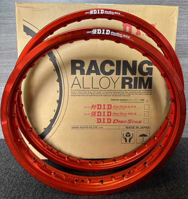 DID Dirtstar ST-X Rim Set ORANGE 18/21