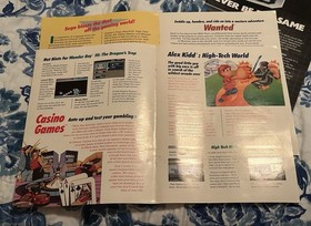 Vintage Team Sega Newsletter December 1989 Number 7 W/ Altered Beast Poster