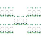  5 Pieces Festive Headband Novelty Eyewear Funny Glasses Birthday Party Props