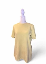 Athletic Pendleton Women's Shirt Size M Cotton Blend Lime Green Short Sleeve Tee