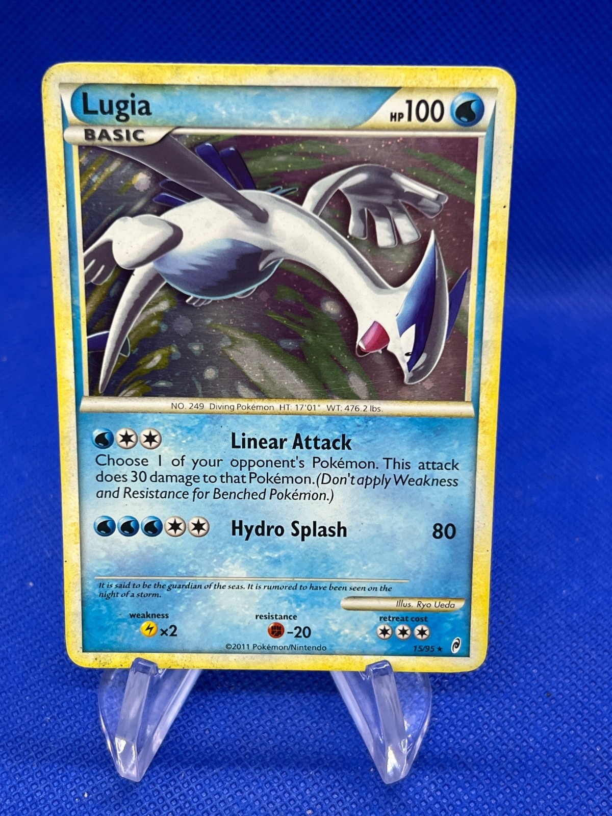 2011 Pokemon Call of Legends Lugia 15/95 Holo Rare MP