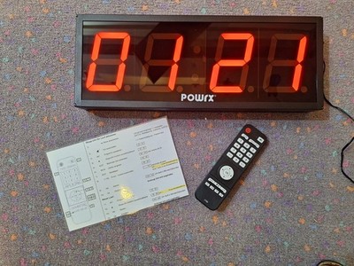 POWRX Timer / Uhr / Gym-Uhr / Laufzeitanzeige
