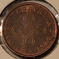 Finland 1970 5 Pennia Coin