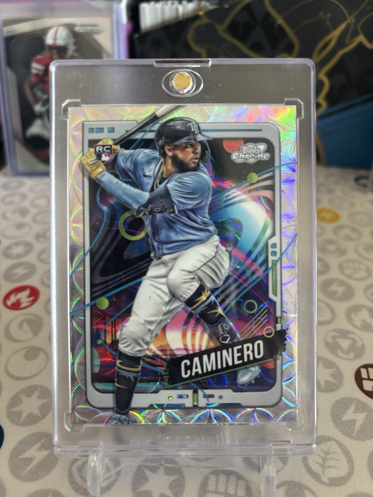 2024 Topps Cosmic Chrome - Junior Caminero #1 Nucleus Refractor (RC)