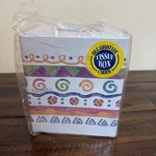 New Tin Box Company Sue Zipkin Metal Decorative Tissue Box Cover