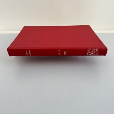 Design & Environment Vol. 6 1975 Vintage Hardcover Architecture Magazine