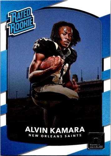 2017 Panini Donruss Rated Rookie Alvin Kamara #349 RC New Orleans Saints