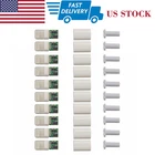10sets USB Male for iPhone iPad iPod DIY Connector Solder Housing Cover White
