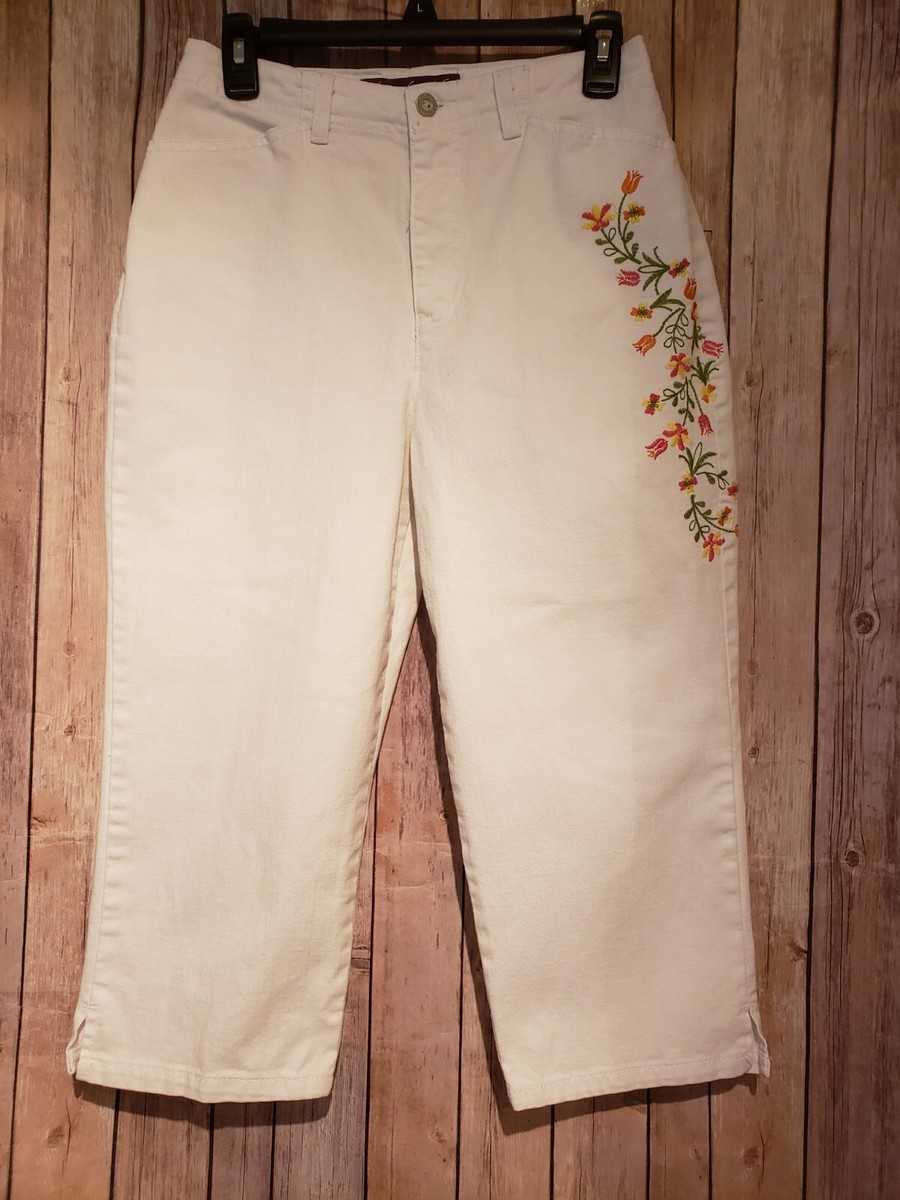 Gloria Vanderbilt Floral Capris Gloria Vanderbilt Floral