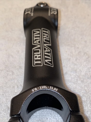 TRUVATIV XR 3D FORGED 110 MM REACH BICYCLE 1 1/8" THREADLESS STEM 31.8 MM CLAMP - Picture 3 of 6