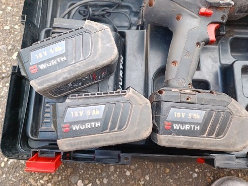 AKKU-SCHLAGBOHRSCHRAUBER ABS 18 POWER COMBI Mit 3 Akku + Ladegerät - Bild 9 von 14