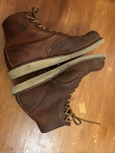RED WING 2950 Heritage Rover USA Copper Rough & Tough Leather Boots Mens 10.5 D - Picture 9 of 21