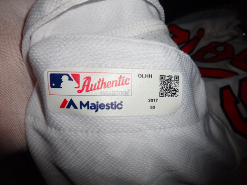 Maglia da baseball MLB 2017 Baltimore Orioles CHRIS DAVIS squadra emessa taglia 50 CAMDEN - Foto 8 di 8