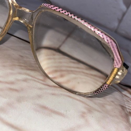 Vintage Sun / Eyeglasses Pink Purple Trim 70’s 80’s - Picture 2 of 11