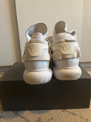 ADIDAS YOHJI YAMAMOTO Y-3 Y3 Qasa high white trainers, UK 11 rare - Picture 4 of 6