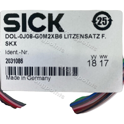 Sick DOL-0J08-G0M2XB6 Verseiltes kabel/Steckverbinder（1PCs）