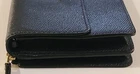 Coach F Over Cross Grain Clutch Wristlet blu navy senza cinturino da polso VGPC