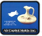 Vinegar Jar Cruet Ceramic Mold Air Capitol 190 Salad 4.5x3.5"
