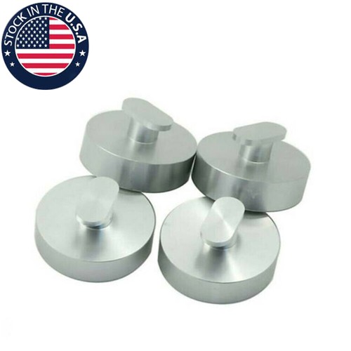 4 Billet Aluminum Jacking Lift Puck Pads For Corvette C5 C6 C7 Stingray