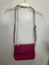 Tracolla David Jones rosa piccole tasche interne