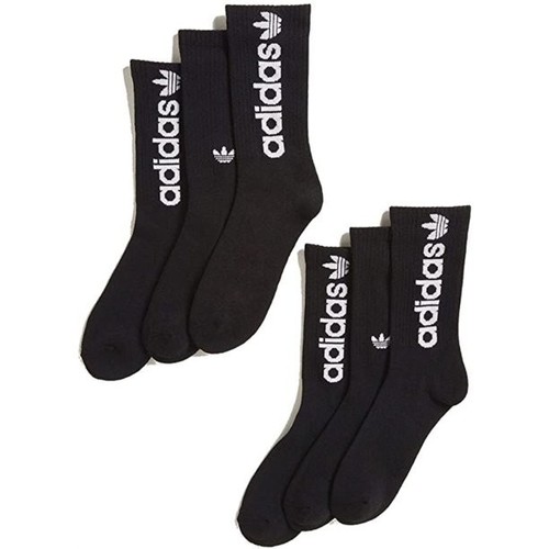 Adidas Men's Athletic Sport Moisture Wicking Cushioned Crew Socks 6 Pack, 6-12
