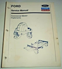 Ford Front Mower IMPLEMENTS Service Manual Mower, Snow & Debris Blowers, Sweeper