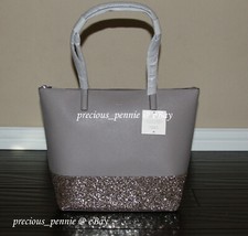 KATE SPADE Greta Court Penny Tote Bag Glitter Purse Handbag Christmas Gift