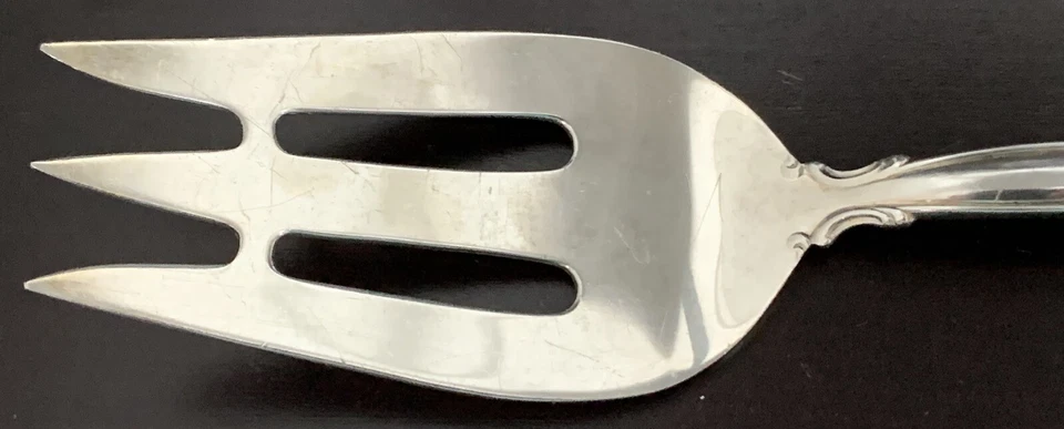 Cubiertos Towle Sterling, Fontana, tenedor para servir, 9 1/8 pulgadas Foto 3 de 4