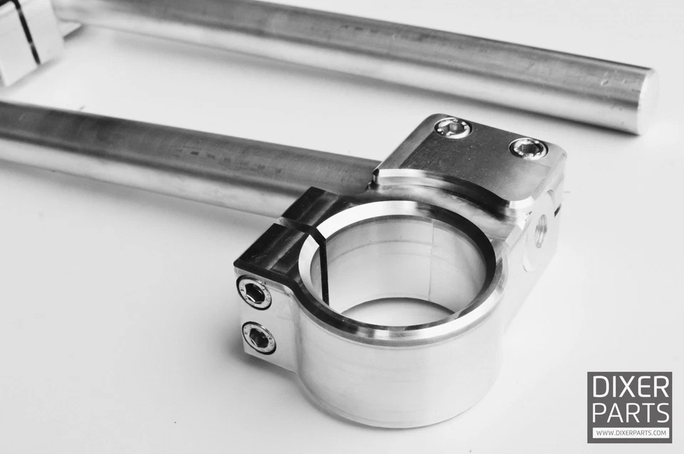 Clip CNC de manillar personalizado Café Racer BMW K1 K100 K1100 41,7 mm con clip de aluminio Foto 4 de 4