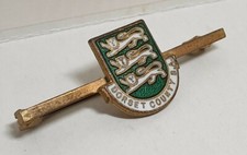 DORSET COUNTY B. A. PIN BADGE BOWLING ASSOCIATION BOWLS SPORTS CLUB COLLECTABLE