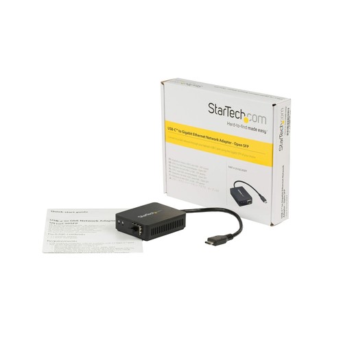 Convertisseur USB C vers fibre optique StarTech.com - Ouvert SFP - 1000BASE-SX/LX - Gagnez... - Photo 4/4