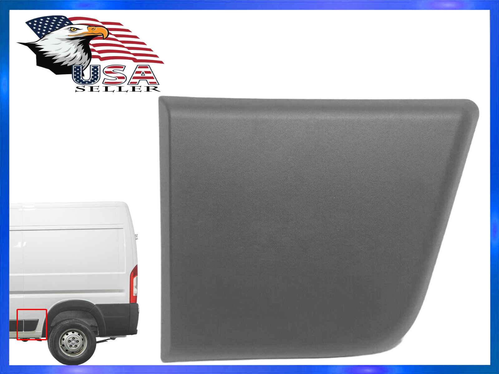 For 2014-2018 Ram Promaster Rear Body Side Trim Molding Left Driver Local Pickup