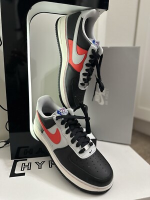 Air Force 1 Black Chile Red Grey Fog Sail