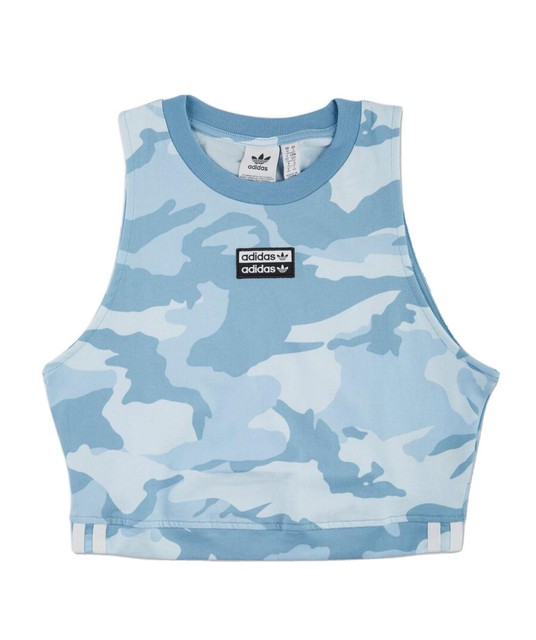 womens camo crop top