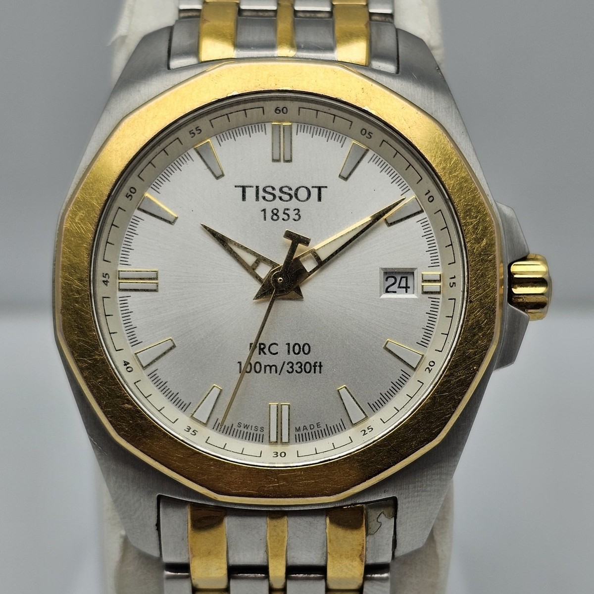 TISSOT Swiss 1853 PRC 100 Quartz P870/970 Vintage Men's Watch | eBay